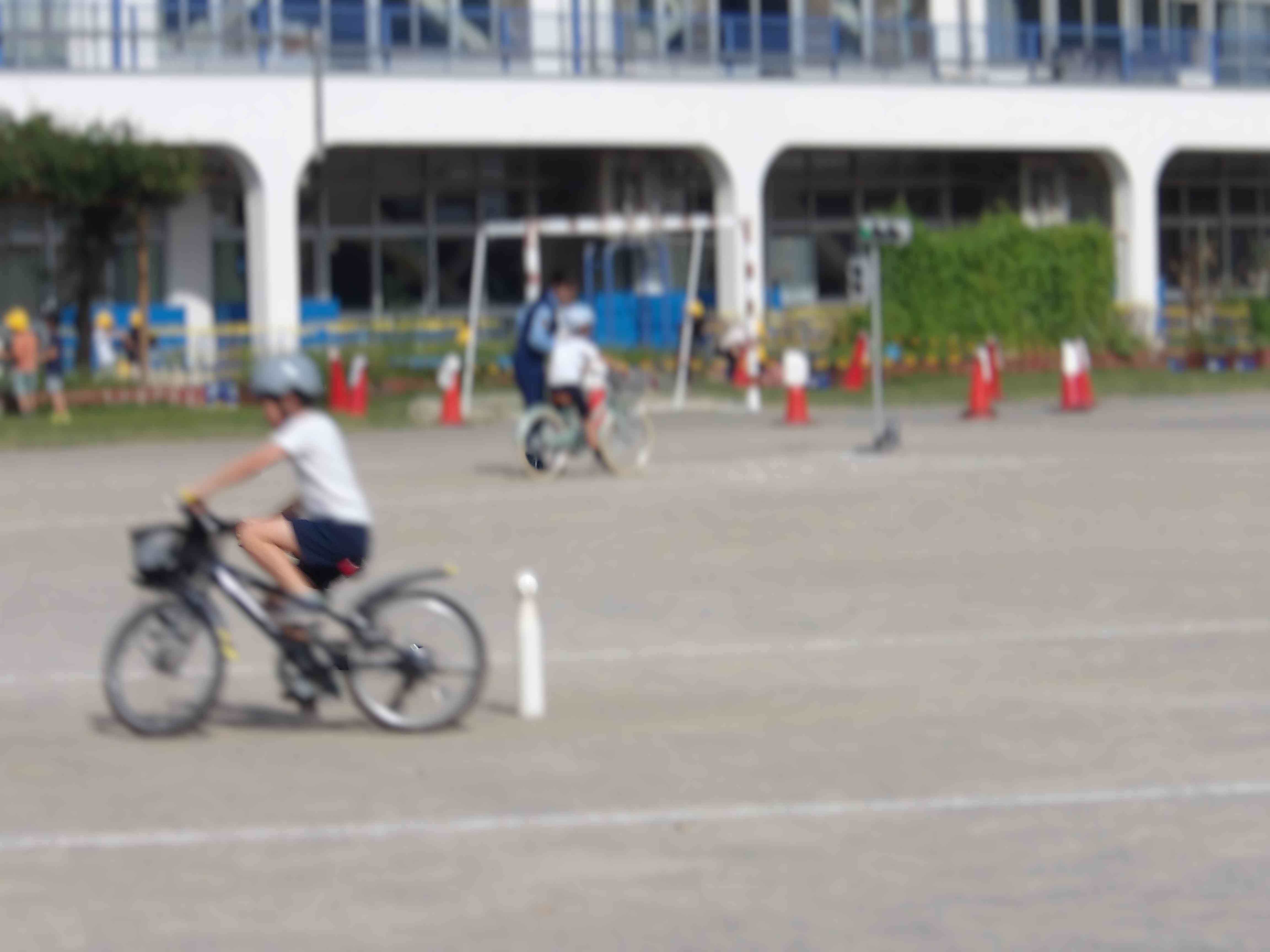 ３年自転車教室②