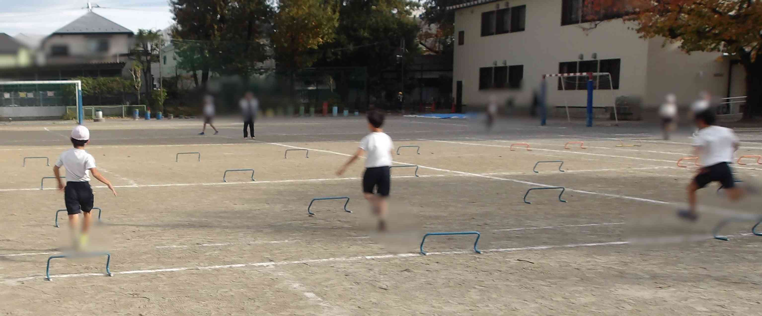 3年小型ハードル走①