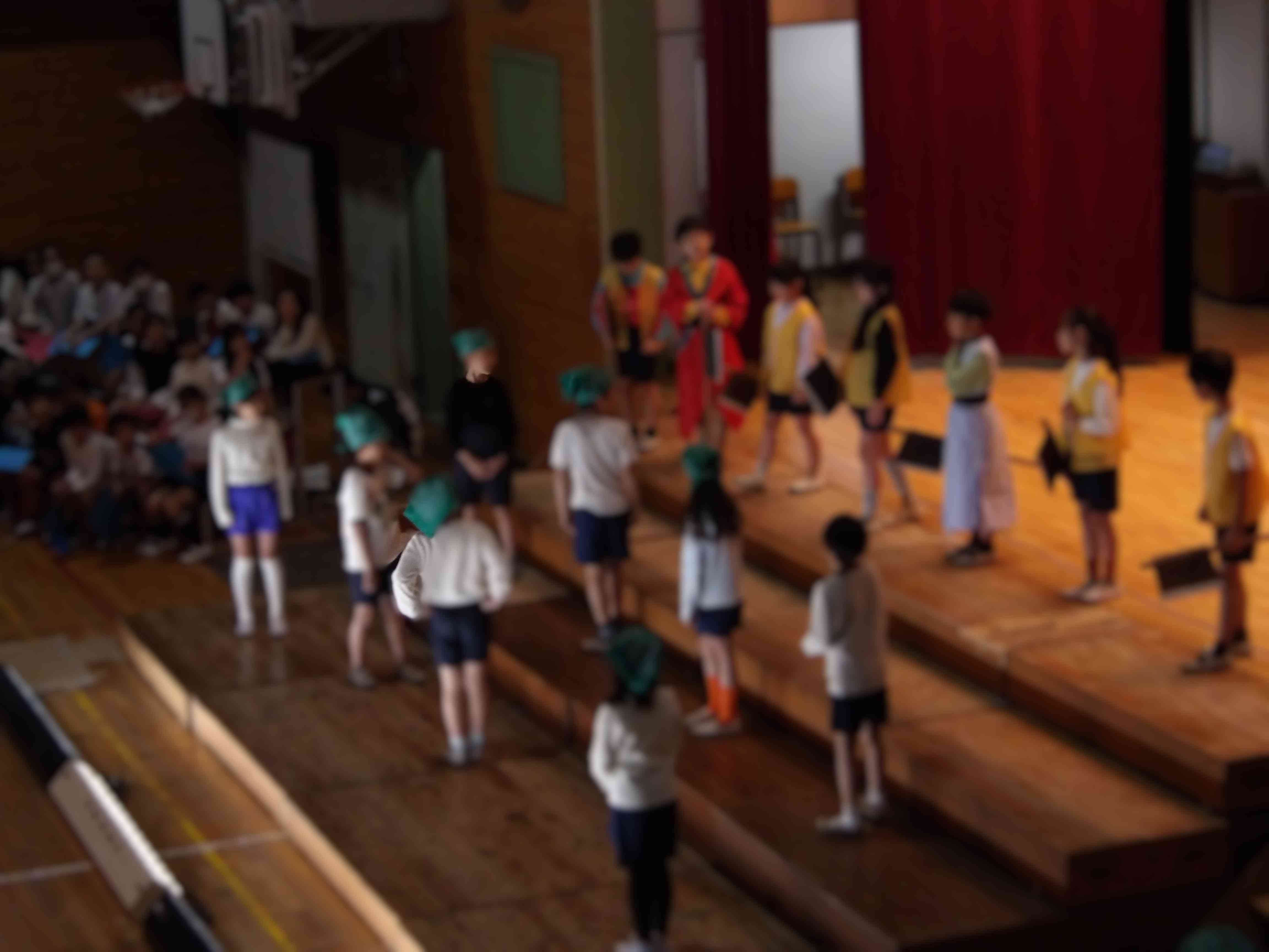 学芸会最終練習①