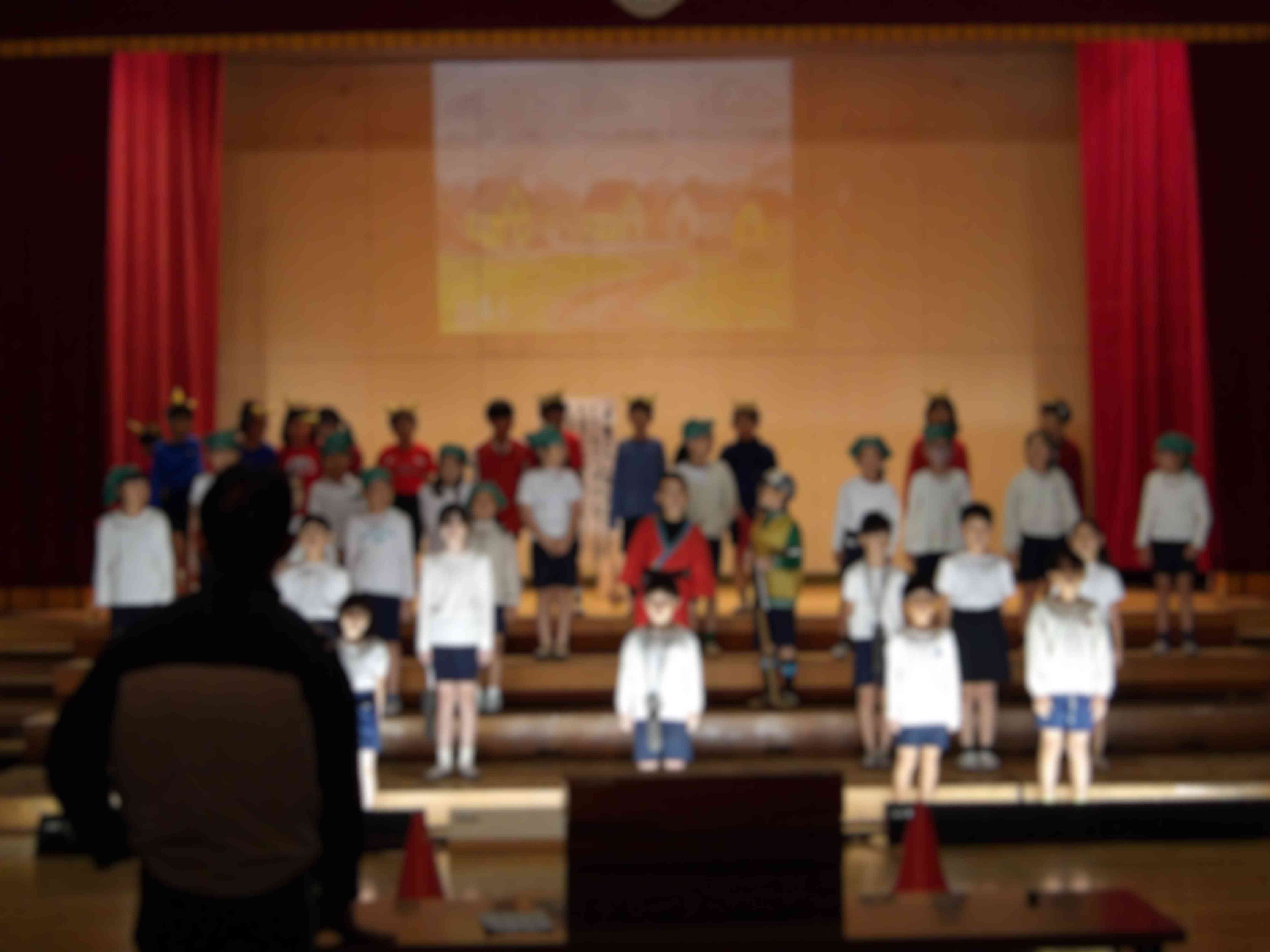 学芸会最終練習②