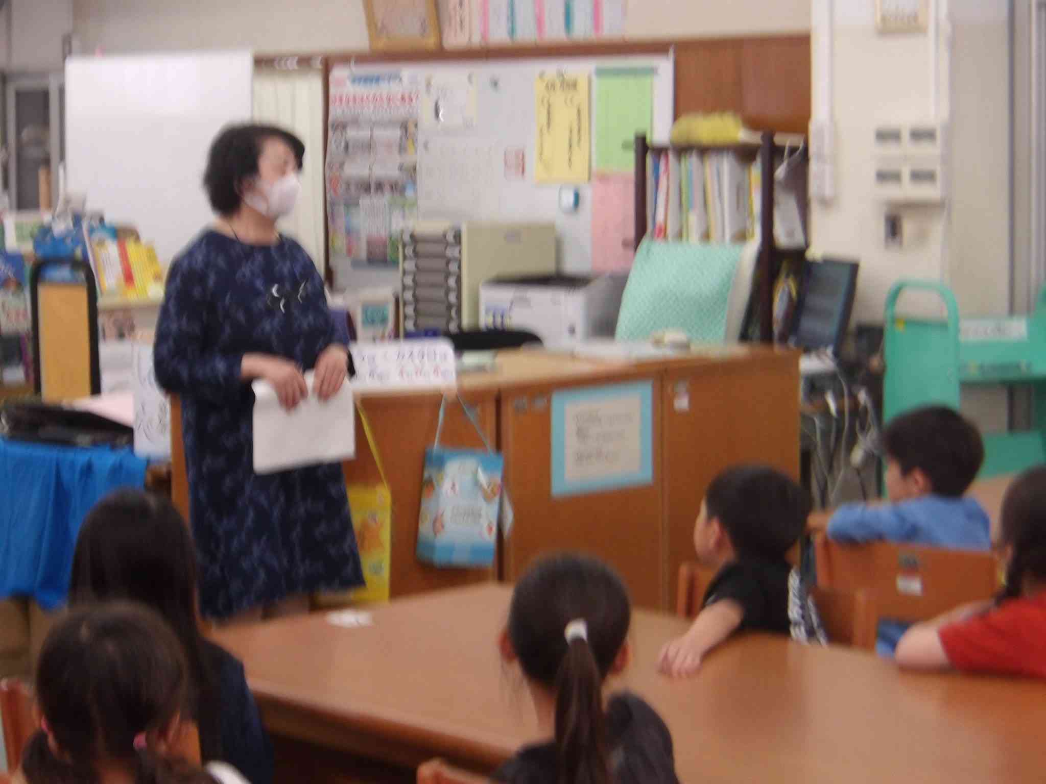 ２年図書館指導①