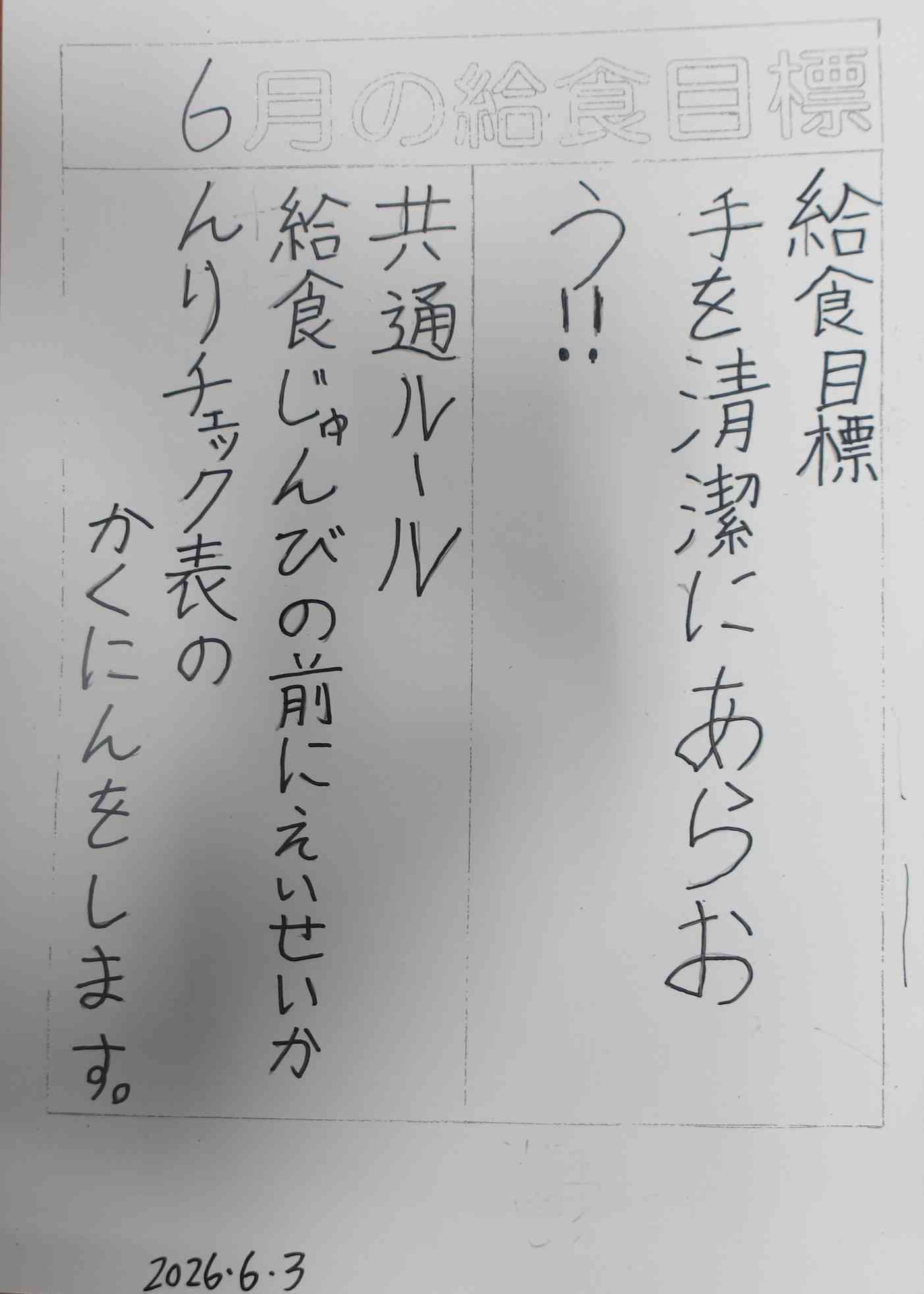 6.3 給食委員会